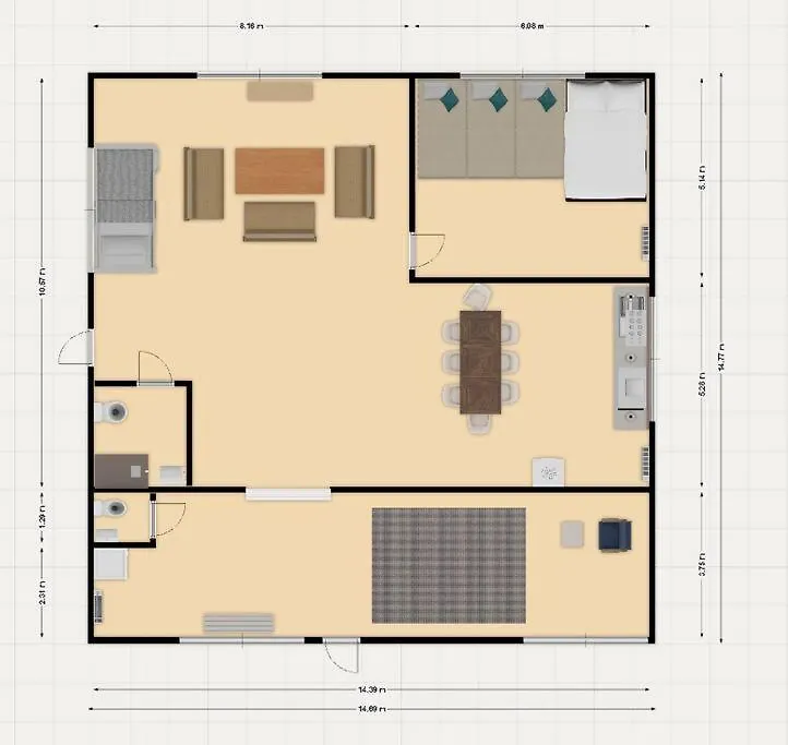 380 2F Oceanview Lovely Big Family House 6 People Busan