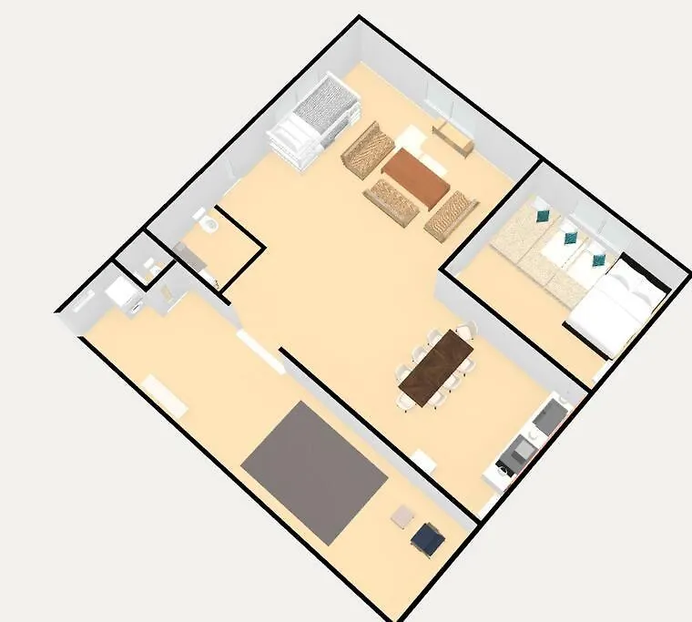 Apartment 380 2F Oceanview Lovely Big Family House 6 People Busan